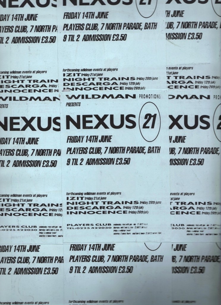 Nexus 21 - Gig flyer